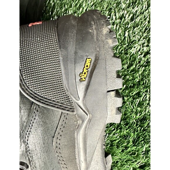 Duluth Trading Co Boots Mens 11.5 Black Spike DuluthDry Vibram Lace Up Workwear - Picture 8 of 9